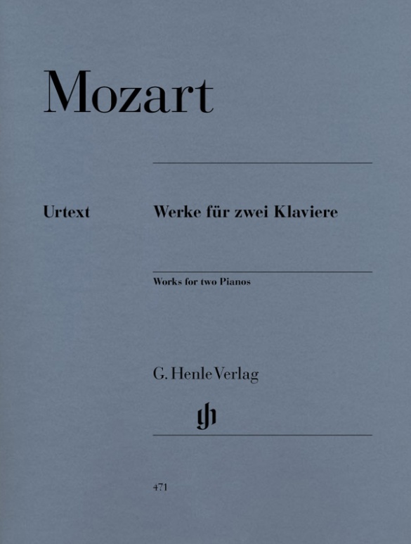 MOZART W.A. - OBRAS PARA DOS PIANOS URTEXT (SELECCION) -