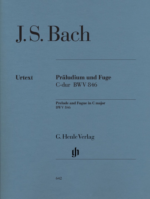 BACH J.S. - PRELUDIO Y FUGA DO M URTEXT - BWV.846 DIGITADO