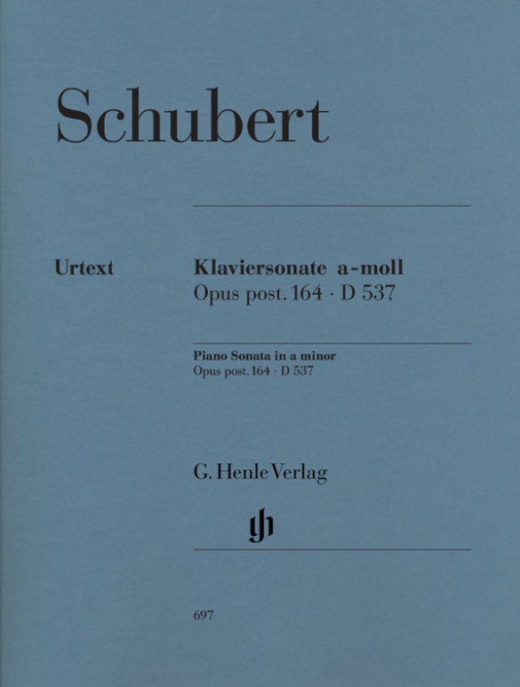 SCHUBERT F. - SONATA LA m (D.537) URTEXT - OP.POST. 164
