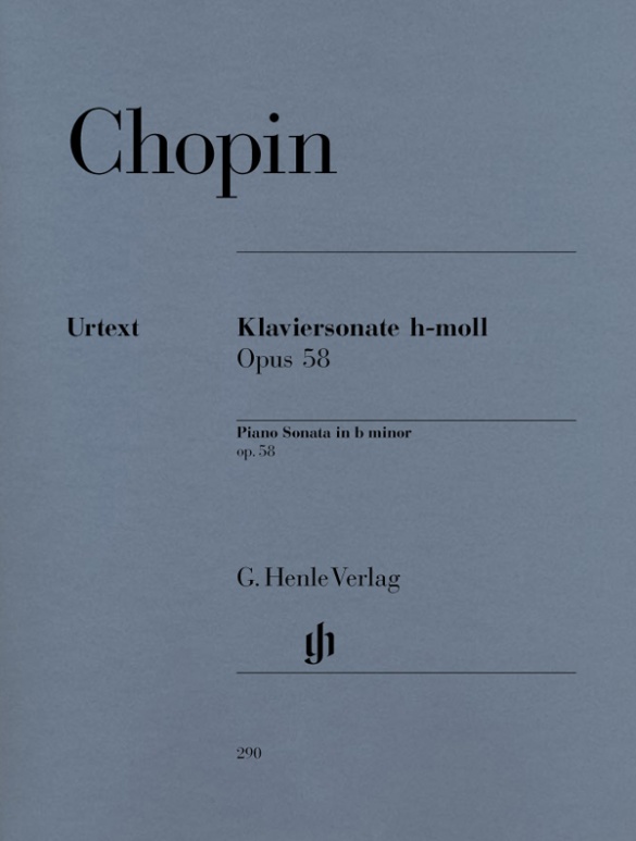CHOPIN F. - SONATA SI m OP. 58  URTEXT -