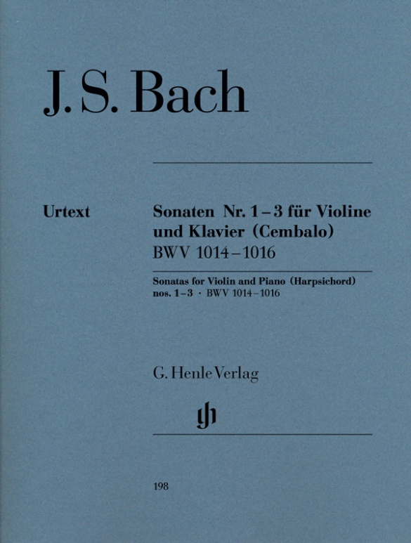 BACH J.S. - SONATAS V.1 (1-3) (6) URTEXT - BWV.1014-1016