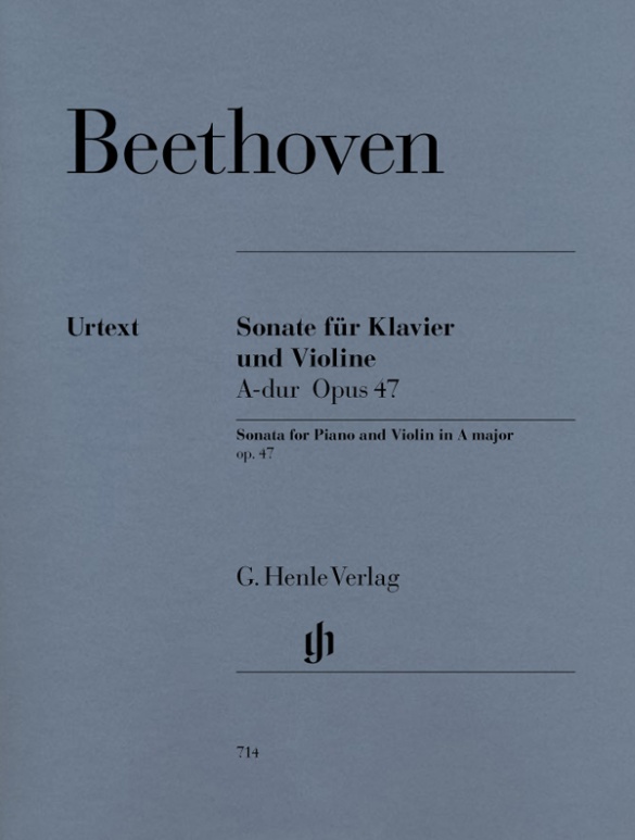 BEETHOVEN L.V. - SONATA Nº9 KREUTZER URTEXT - OP.47