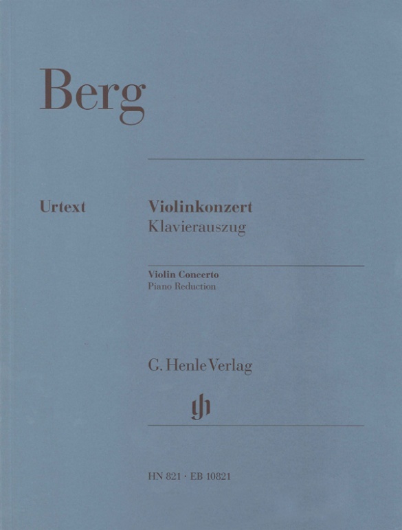 BERG A. - CONCIERTO VIOLIN Y PIANO - URTEXT