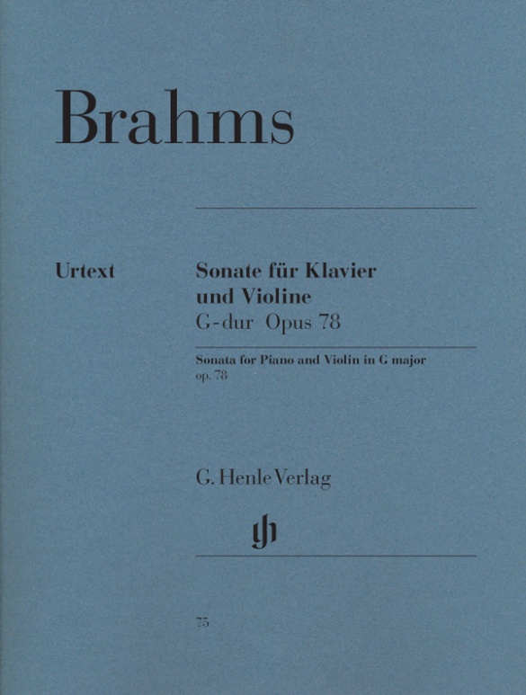 BRAHMS J. - SONATA SOL M OP.78 URTEXT (VIOLIN Y PIANO)