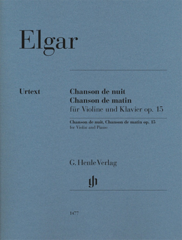 ELGAR E. - CHANSON DE MATIN ET CHANSON DE NUIT OP.15 1 Y 2 URTEXT (VP)