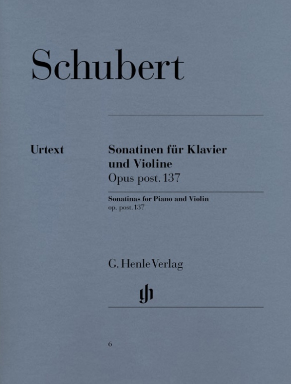 SCHUBERT F. - SONATINAS D.384-385-408 URTEXT - OP.137