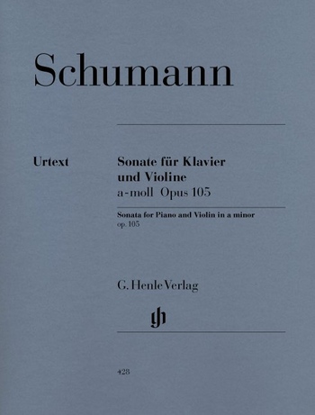 SCHUMANN R. - SONATA Nº1 VIOLIN LA m URTEXT - OP.105
