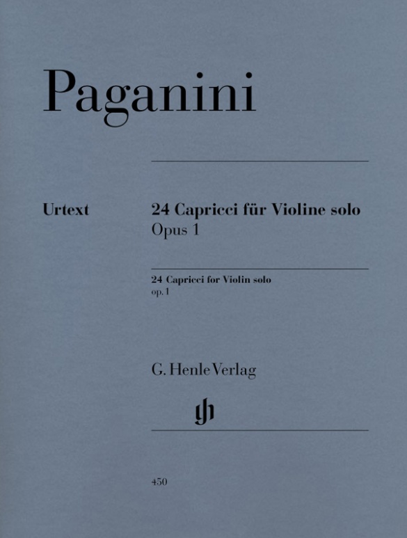 PAGANINI N. - CAPRICHOS (24) URTEXT - OP.1