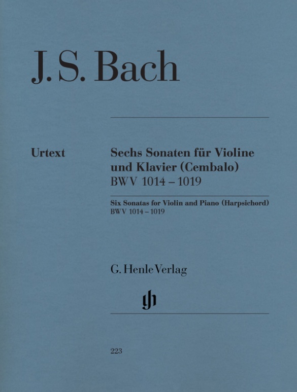BACH J.S. - SONATAS (6) URTEXT -BWV1014-1019