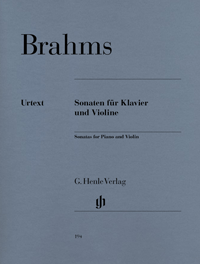 BRAHMS J. - SONATAS (3) - OP.78/100/108 URTEXT = HVE1566