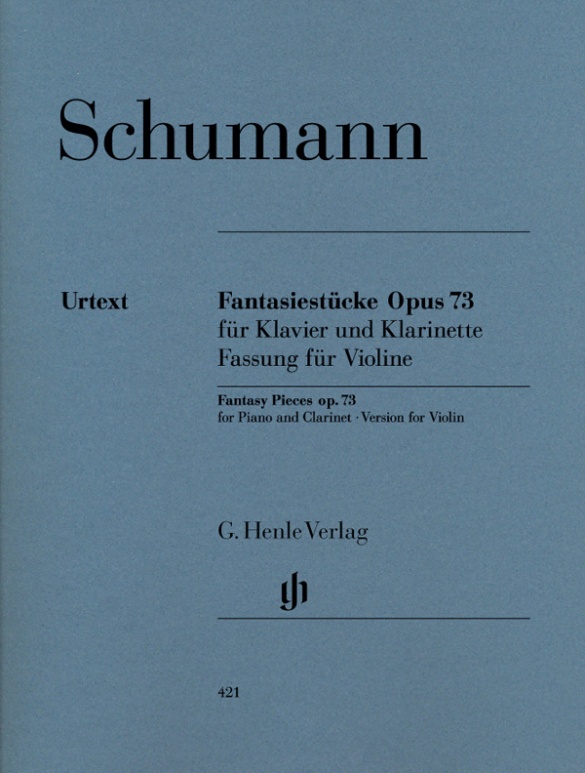 SCHUMANN R. - PIEZAS DE FANTASIA URTEXT - OP.73