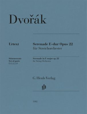 DVORAK A. - SERENATA CUERDAS OP.22 URTEXT JUEGO DE PARTES