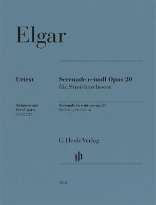ELGAR E. - SERENATA CUERDAS MIm OP.20 URTEXT (JUEGO DE PARTES)
