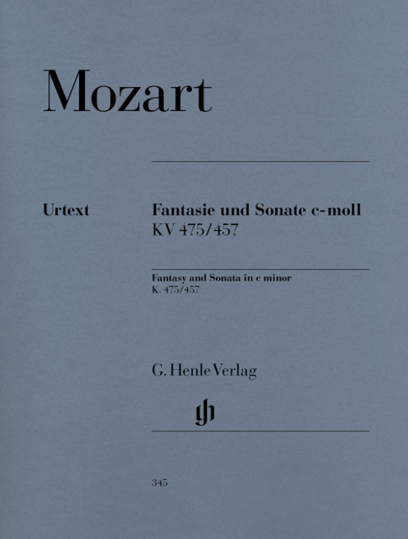 MOZART W.A. - FANTASIA Y SONATA DO m URTEXT - KV.475/457