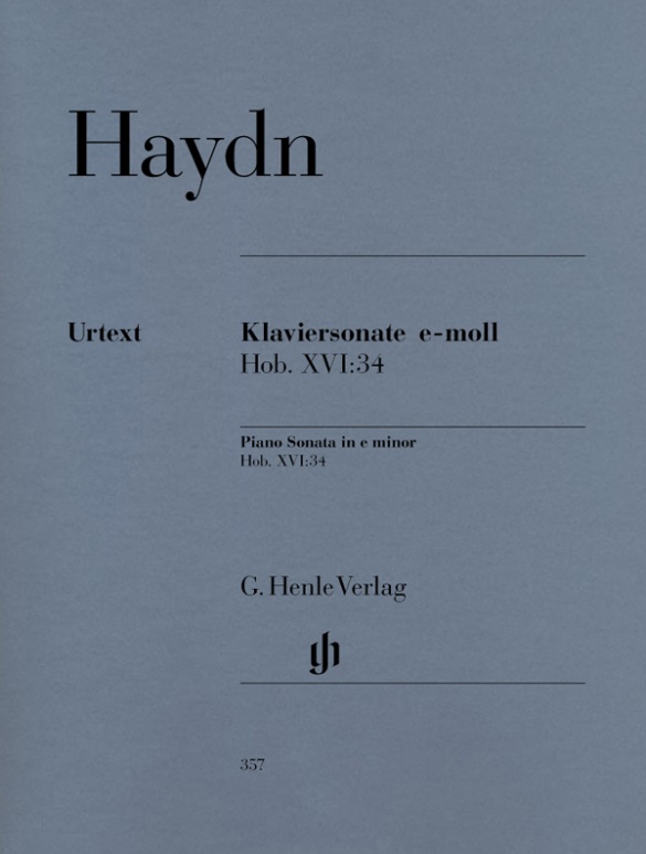 HAYDN J. - SONATA MI m - HOB.XVI/34 URTEXT