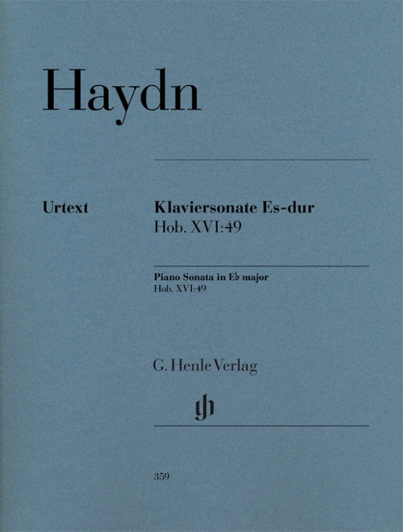 HAYDN J. - SONATA MIb M URTEXT - HOB.XVI/49 = HVE1485