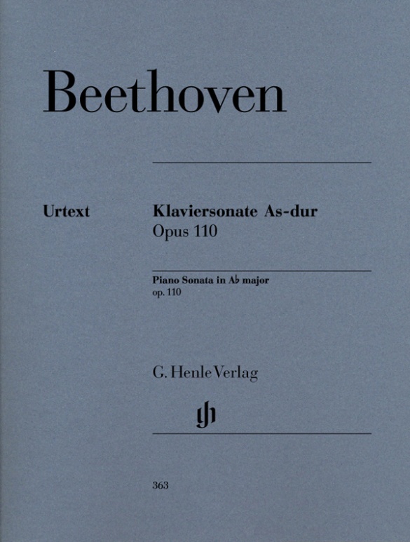 BEETHOVEN L.V. - SONATA Nº31 LAb M - OP.110  URTEXT-