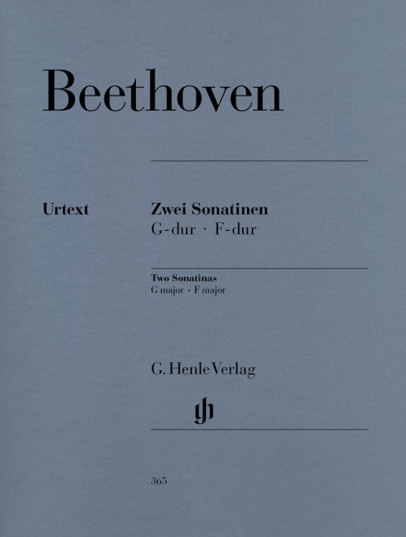 BEETHOVEN L.V. - SONATINAS (2) SOL M / FA M   URTEXT -