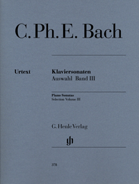 BACH C.P.E. - SONATAS V.3 URTEXT (SELECCION) -