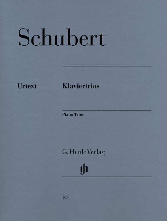 SCHUBERT F. - TRIOS URTEXT (SC+PT)  V/VCP - OP.99/100/148