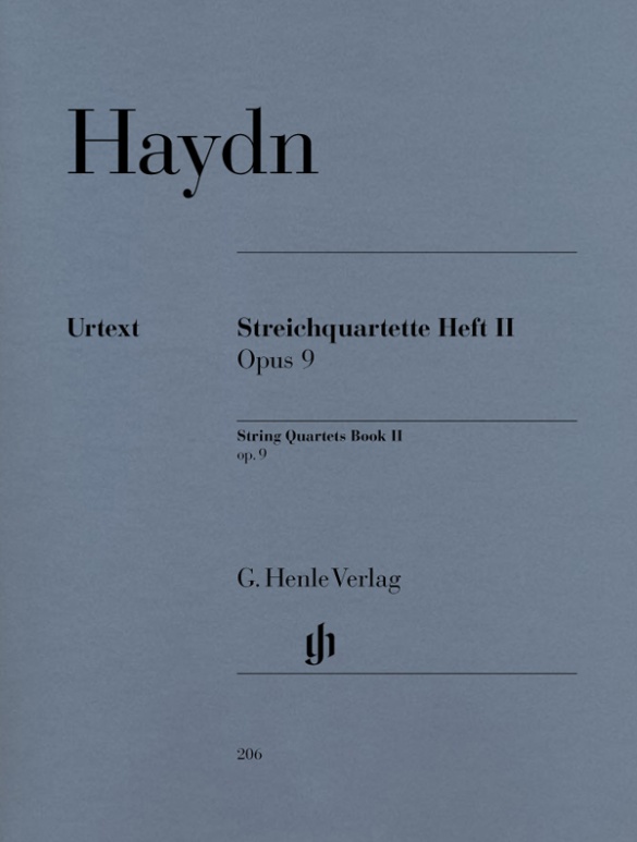 HAYDN J. - CUARTETOS V.2 URTEXT (PT)   2V/VA/VC - OP.9