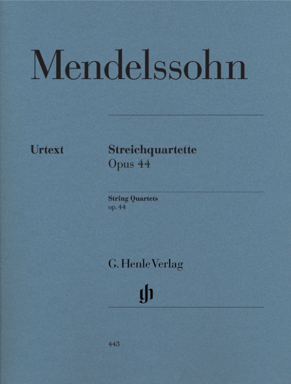 MENDELSSOHN F. - CUARTETOS URTEXT                2V/VA/VC - OP.44 Nº1-3