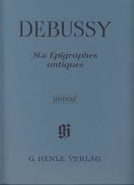 DEBUSSY C. - EPIGRAFES ANTIGUOS (6) URTEXT -