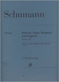 SCHUMANN R. - SCHERZO , GIGA ,ROMANZA Y FUGETA  URTEXT - OP.32