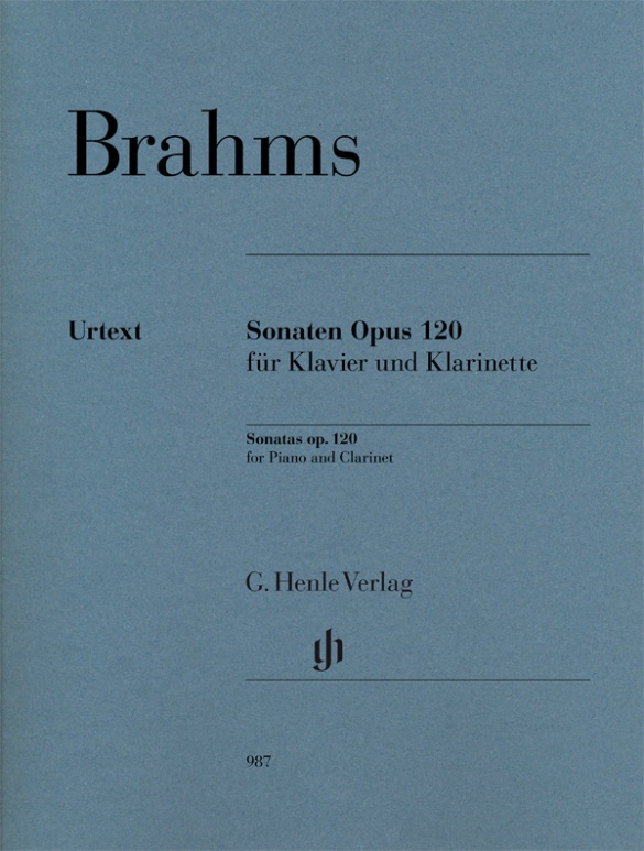 BRAHMS J. - SONATAS (2) URTEXT - OP.120
