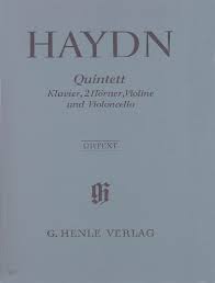 HAYDN J. - QUINTETO MIBM HOB XVI:1 PIANO, 2 TROMPAS, VIOLIN Y CHELO