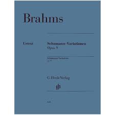 BRAHMS J. - VARIACIONES SCHUMANN OP.9 URTEXT