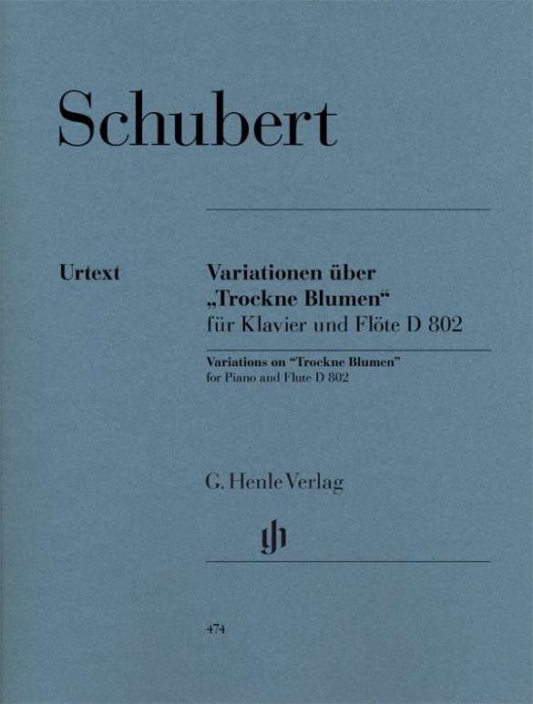 SCHUBERT F. - VARIACIONES SOBRE TROCKNE BLUMEN - OP.160 (D.802)   - FL/P