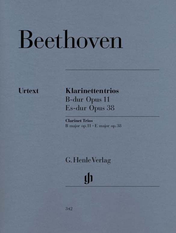 BEETHOVEN L.V. - TRIOS CON CLARINETE  - OP.11/38