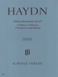 HAYDN J. - DIVERTIMENTO RE M URTEXT (SC+PT) -