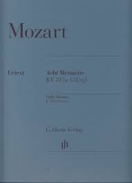 MOZART W.A. - MINUETO -(8) KV315a URTEXT