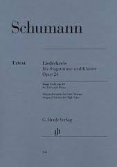SCHUMANN R. - LIEDERKREIS OP.24 VOZ AGUDA URTEXT