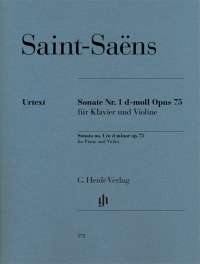 SAINT SAENS C. - SONATA Nº1 VIOLIN OP.75  URTEXT -