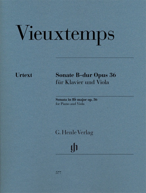VIEUXTEMPS H. - SONATA SIb M OP. 36  URTEXT -