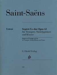 SAINT SAENS C. - SEPTETO MIb M URTEXT    -TP/2V/VA/VC/CB/P