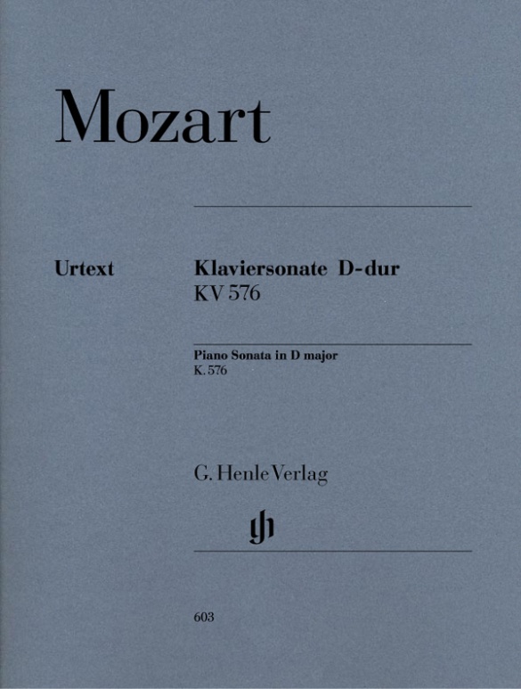 MOZART W.A. - SONATA RE M KV.576  URTEXT -