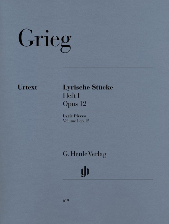 GRIEG E. - PIEZAS LIRICAS V.1 OP.12 - URTEXT  (P)