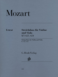 MOZART W.A. - DUOS (2) KV.423/424  URTEXT -