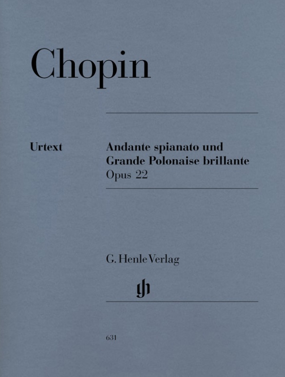 CHOPIN F. - ANDANTE Y GRAN POLONESA BRILLANTE OP.22  URTEXT -