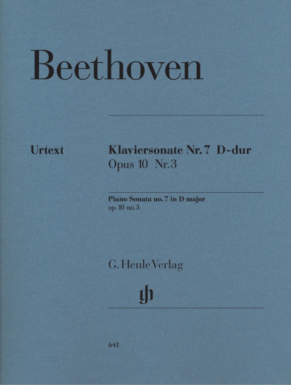 BEETHOVEN L.V. - SONATA Nº7 RE M URTEXT - OP.10 Nº3