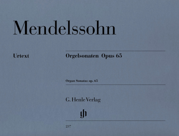 MENDELSSOHN F. - SONATAS URTEXT - OP.65