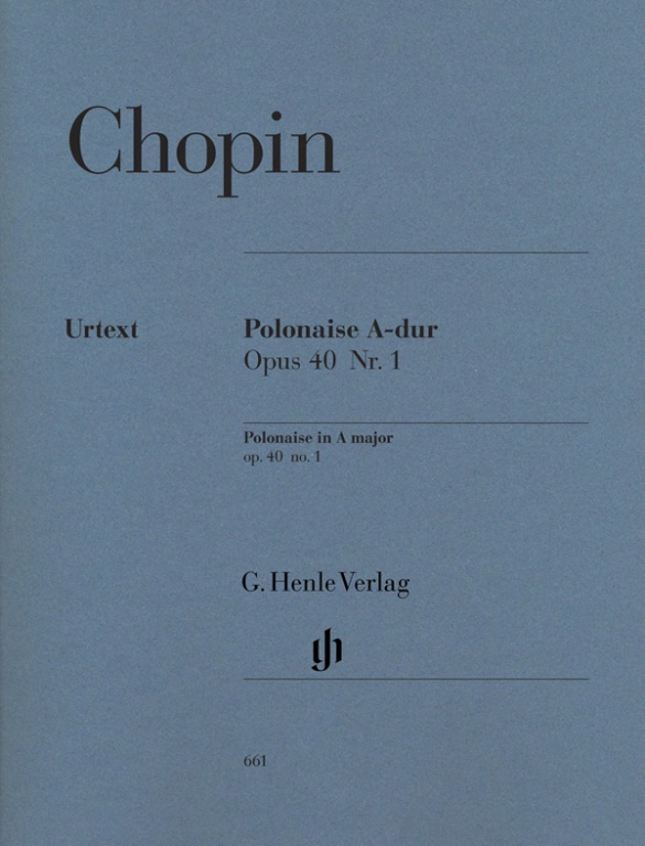 CHOPIN F. - POLONESA  LA M OP.40 Nº1 - URTEXT    (P)