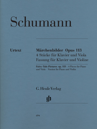 SCHUMANN R. - CUENTOS DE HADAS URTEXT - OP.113 version violin