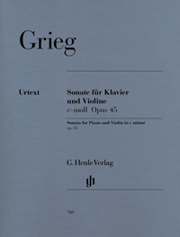 GRIEG E. - SONATA Nº 3 OP.45 DO m VIOLIN URTEXT