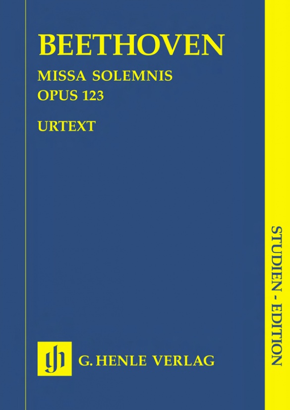 BEETHOVEN L.V. - MISA SOLEMNE URTEXT - OP.123 (BOLSILLO)