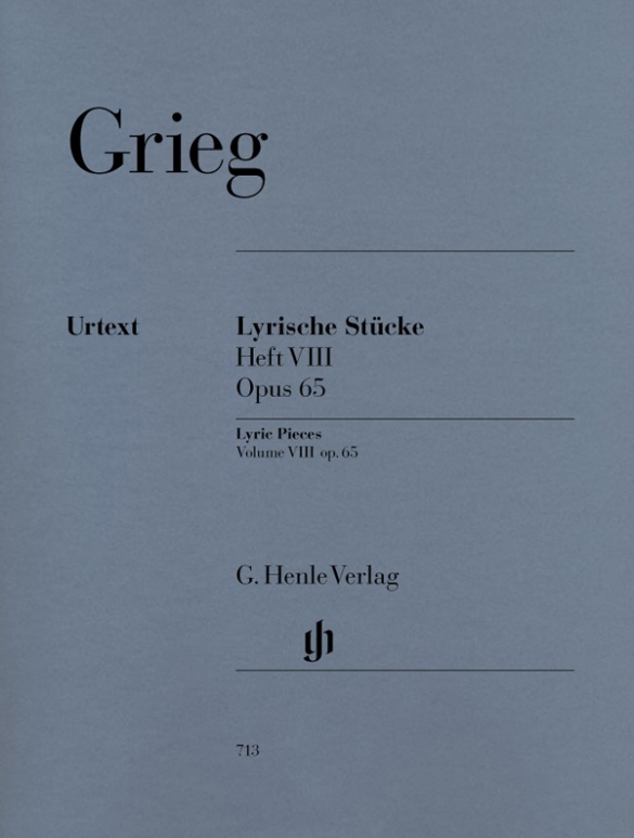 GRIEG E. - PIEZAS LIRICAS V.8 - OP.65  URTEXT (P)